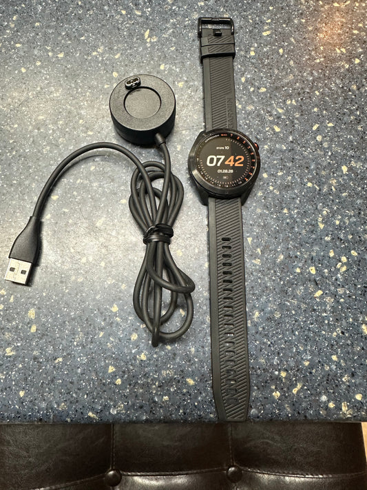 Super! Garmin Approach S40 - Black Golf Watch - Watch and charging cable