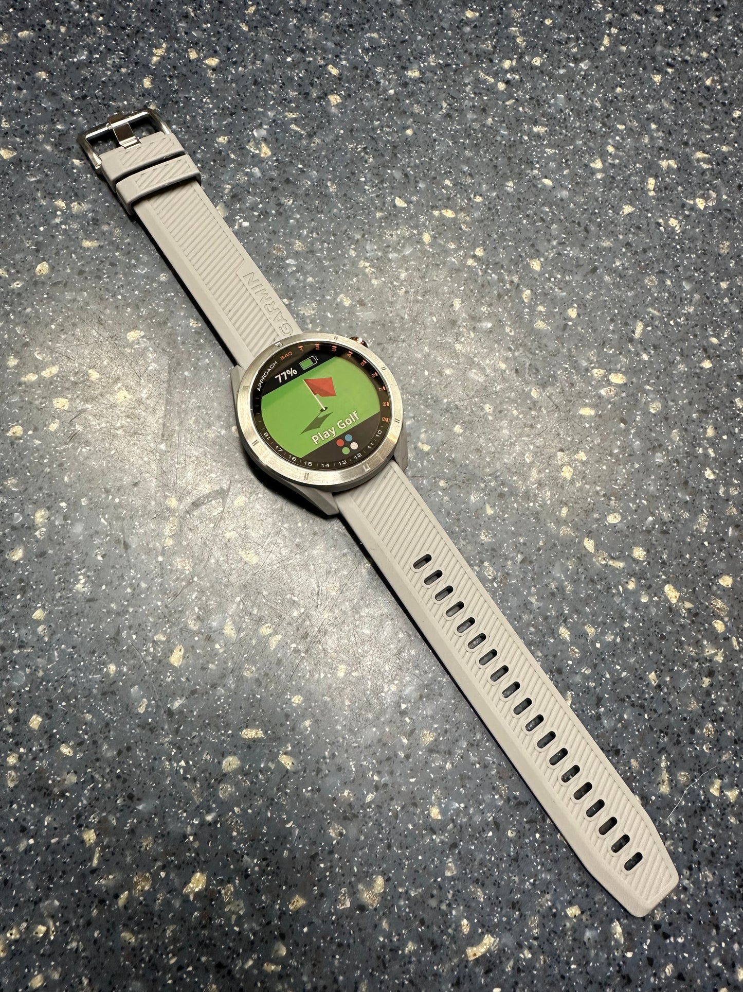 Super! Garmin Approach S40 - Gray Golf Watch - Watch and charging cable