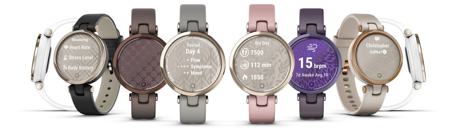 Super! Garmin Lily Watch New Battery Golf GPS Gray or White - Tested